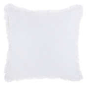 Wamsutta&reg; Vintage Abigall Velvet Star Throw Pillow in White
