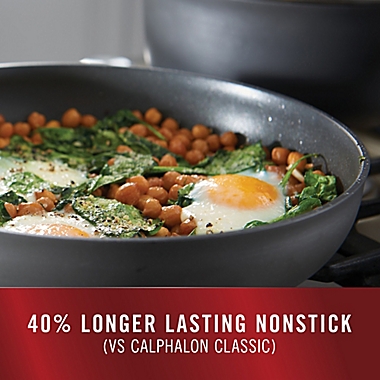 Calphalon&reg; Premier&trade; Hard-Anodized Nonstick 10-Inch and 12-Inch Fry Pan Set. View a larger version of this product image.