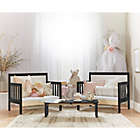 Alternate image 1 for Dream On Me Hudson 3-in-1 Convertible Toddler Bed in Black/White