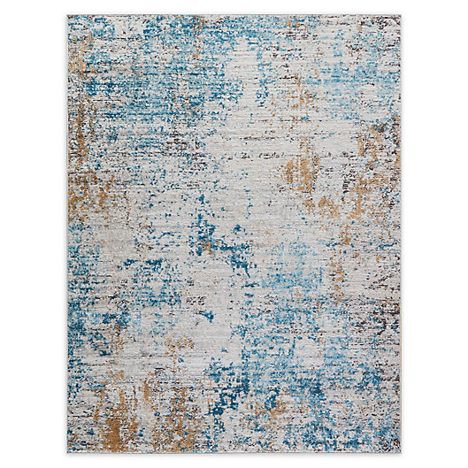 Alternate image 1 for Madison Park Newport Pegasus Abstract Area Rug in Cream/Blue