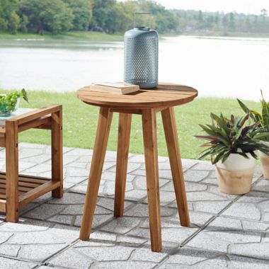 Forest Gate&trade; Patio Wood Side Table in Brown. View a larger version of this product image.