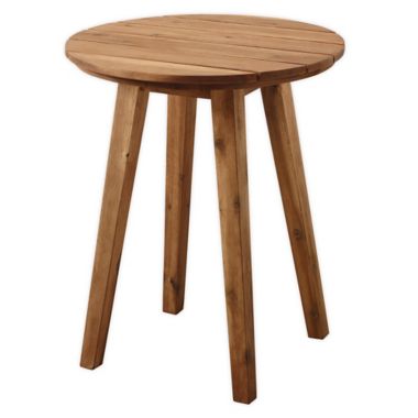Forest Gate&trade; Patio Wood Side Table in Brown. View a larger version of this product image.