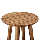 Alternate image 5 for Forest Gate&trade; Patio Wood Side Table in Brown