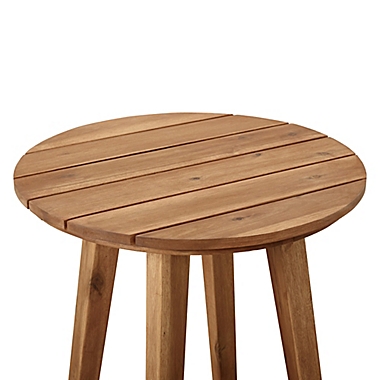 Forest Gate&trade; Patio Wood Side Table in Brown. View a larger version of this product image.