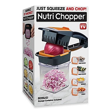Nutri Chopper Kitchen Slicer &amp; Chopper in Black. View a larger version of this product image.
