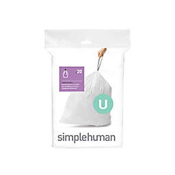 simplehuman® 20-Pack Code U 55-Liter Custom-Fit Liners