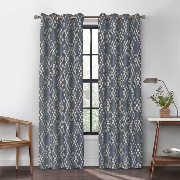 Urban Thread Atwood Grommet Light Filtering Lined Window Curtain Panel