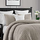 Alternate image 2 for Swift Home Enzyme Washed Ultra Soft Crinkle 2-Piece Twin/Twin XL Coverlet Set in Mushroom