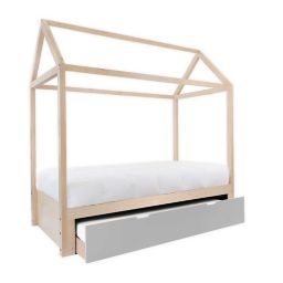 Nico & Yeye Domo Zen Twin Canopy Bed with Trundle