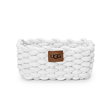 UGG&reg; Simone Rope Bin in White. View a larger version of this product image.