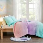 Alternate image 2 for Mi Zone Glimmer Reversible Comforter Cover Set in Aqua