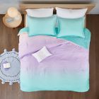 Alternate image 3 for Mi Zone Glimmer Reversible Comforter Cover Set in Aqua