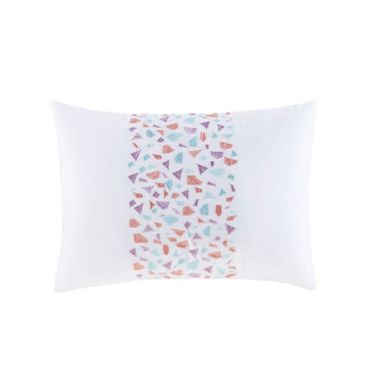 Mi Zone Glimmer Reversible Comforter Cover Set in Aqua. View a larger version of this product image.