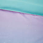Alternate image 8 for Mi Zone Glimmer 4-Piece Reversible Full/Queen Comforter Cover Set in Aqua