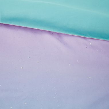 Mi Zone Glimmer Reversible Comforter Cover Set in Aqua. View a larger version of this product image.