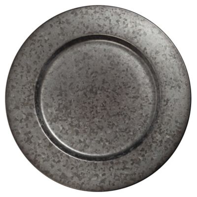 Bee &amp; Willow&trade; Galvanized Metal Charger Plate in Black