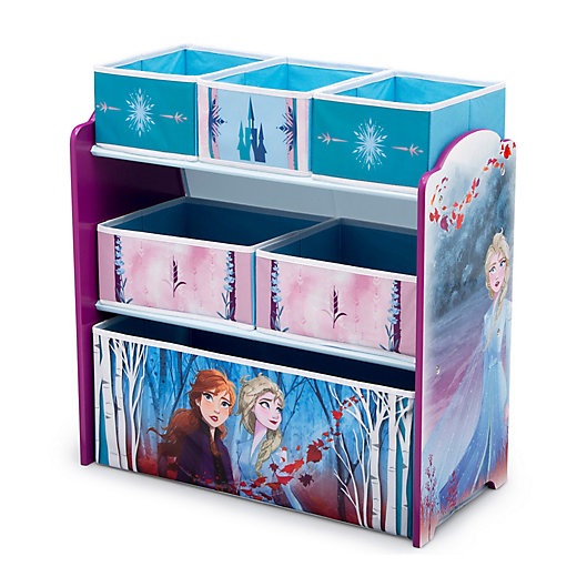 Alternate image 1 for Delta Children Disney® Frozen II 6-Bin Design and Store Toy Storage Organizer