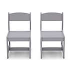 Alternate image 1 for Delta Children&reg; MySize Wood Kids Chairs in Grey (Set of 2)