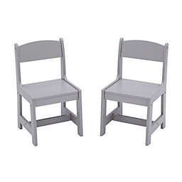 Delta Children® MySize Wood Kids Chairs in Grey (Set of 2)