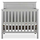 Alternate image 1 for Dream On Me Ava 4-in-1 Convertible Mini Crib in Pebble Grey
