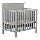 Alternate image 0 for Dream On Me Ava 4-in-1 Convertible Mini Crib in Pebble Grey