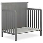 Alternate image 2 for Dream On Me Ava 4-in-1 Convertible Mini Crib in Steel Grey