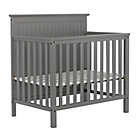 Alternate image 0 for Dream On Me Ava 4-in-1 Convertible Mini Crib in Steel Grey