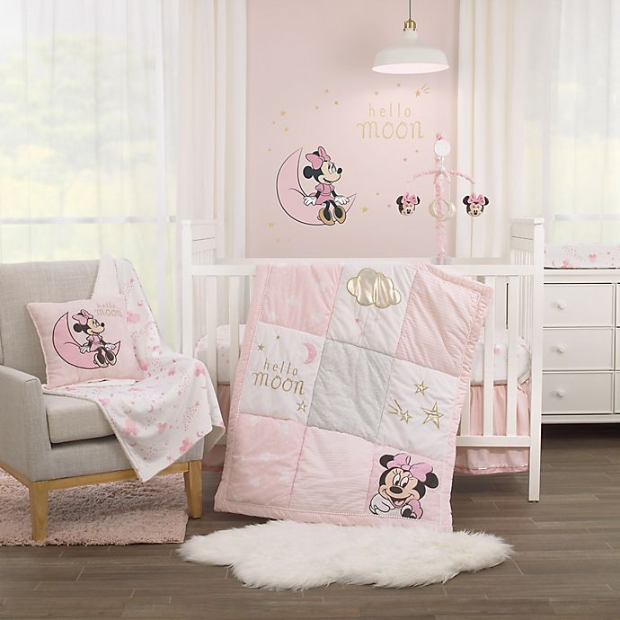 Alternate image 1 for Disney® Twinkle Twinkle Minnie Mouse Crib Bedding Collection