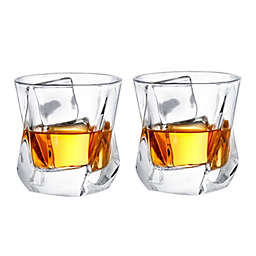 JoyJolt® Aurora Whiskey Glasses (Set of 2)