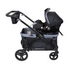 Alternate image 1 for Baby Trend&reg; Muv&reg; Expedition&reg; 2-in-1 Double Stroller Wagon PRO in Black