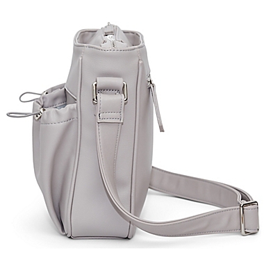 Anjie + Ash&trade; Parent Crossbody Diaper Bag in Fog. View a larger version of this product image.