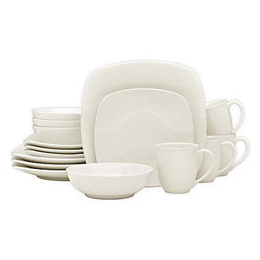 Noritake&reg; Colorwave Square 16-Piece Dinnerware Set in Naked. View a larger version of this product image.