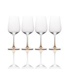 Alternate image 1 for Mikasa&reg; Gianna Ombre Amber White Wine Glasses (Set of 4)