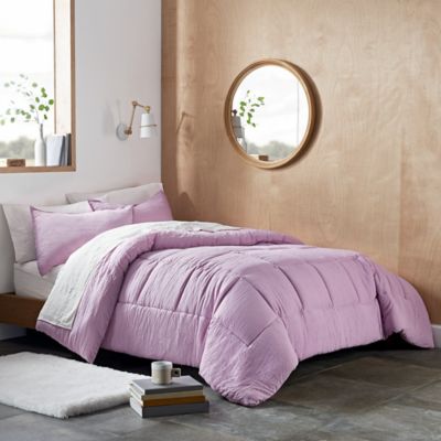 UGG&reg; Devon 3-Piece Reversible Full/Queen Comforter Set in Lavender