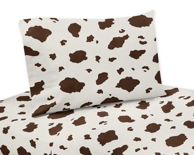 Animal Print Sheet Leopard zebra jungle theme flat fitted sheets Safari Black 