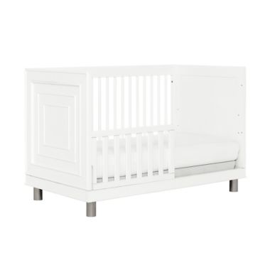 &eacute;volur Art Deco 3-in-1 Convertible Crib in White. View a larger version of this product image.