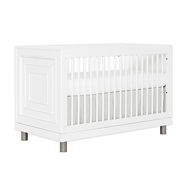&eacute;volur Art Deco 3-in-1 Convertible Crib in White. View a larger version of this product image.