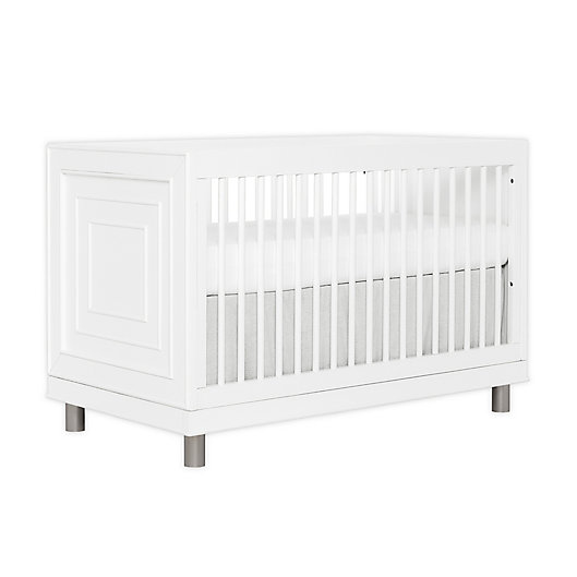 Alternate image 1 for évolur Art Deco 3-in-1 Convertible Crib in White