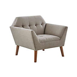 INK+IVY Newport Lounge Chair in Light Grey