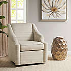 Alternate image 1 for Madison Park Justin Swivel Glider Chair in Tan