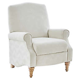 Madison Park Athena Recliner in Ivory