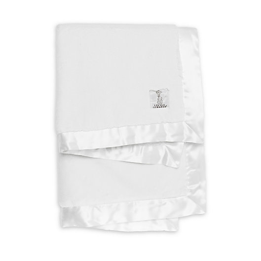 Alternate image 1 for Little Giraffe ® Luxe ™ Receiving Blanket in White