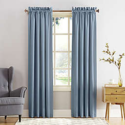 Sun Zero® Bella Room Darkening Rod Pocket Window Curtain Panel (Single)