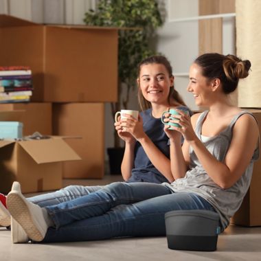 HoMedics&reg; UV-Clean Superior Strength Portable Sanitizer Bag in Black. View a larger version of this product image.