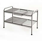 Alternate image 5 for ORG&trade; 2-Tier Mesh Expandable Under-Sink Shelf in Silver