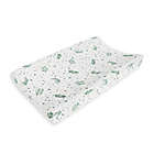 Alternate image 0 for Goumi&reg; Organic Cotton Botanical Changing Pad Cover in Green/White