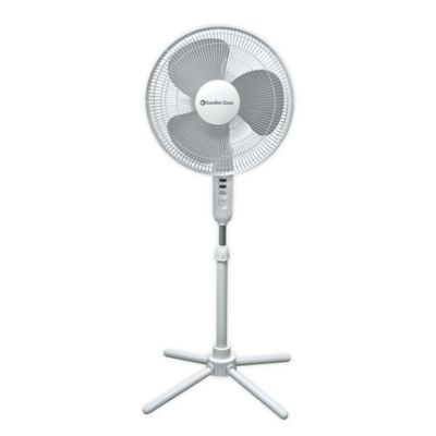 Simple Deluxe 2-Pack Oscillating 16″ 3 Adjustable Speed Pedestal Stand Fan 