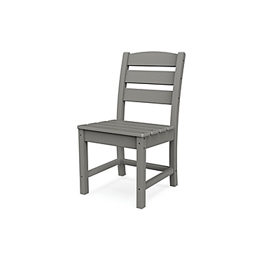 POLYWOOD&reg; Lakeside All-Weather Patio Dining Chair in Slate Grey. View a larger version of this product image.