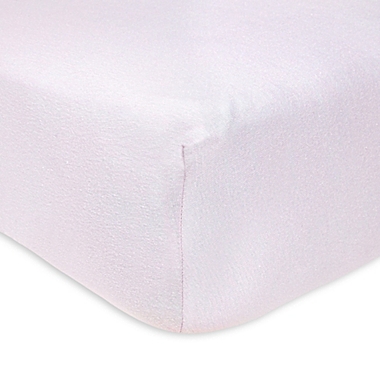 Burt&#39;s Bees Baby&reg; Organic Cotton Fitted Crib Sheet in Lavender. View a larger version of this product image.