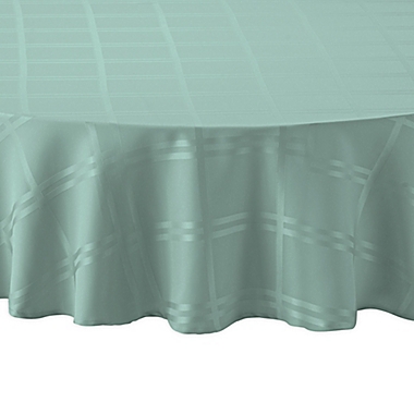 Wamsutta&reg; Solid 90-Inch Round Tablecloth in Sage. View a larger version of this product image.